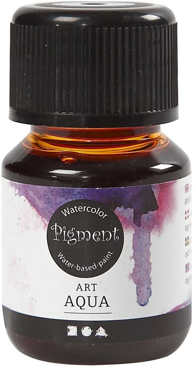 Vloeibare aquarelverf, warm geel, 30ml [HOB-34369]